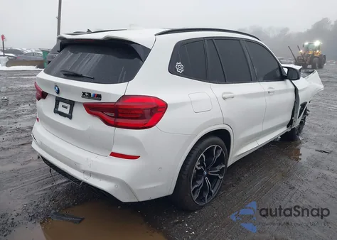 2020 BMW X3 M Competition z USA, uszkodzony, nr VIN 5YMTS0C08LLT10443